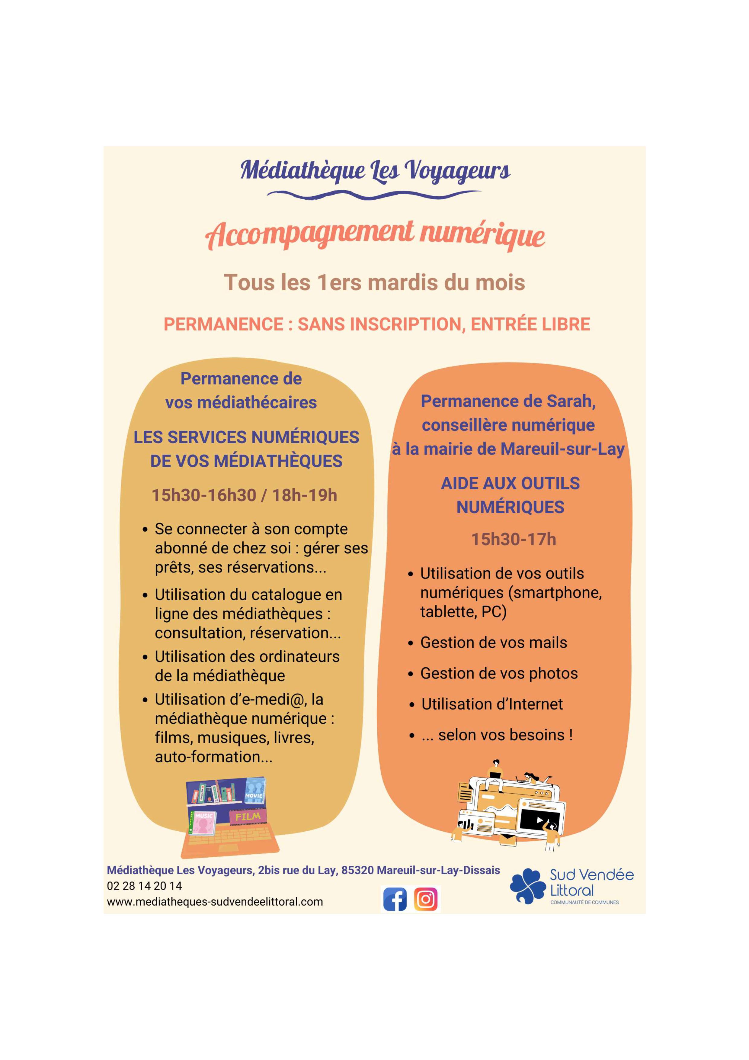 Permanence accompagnement numérique