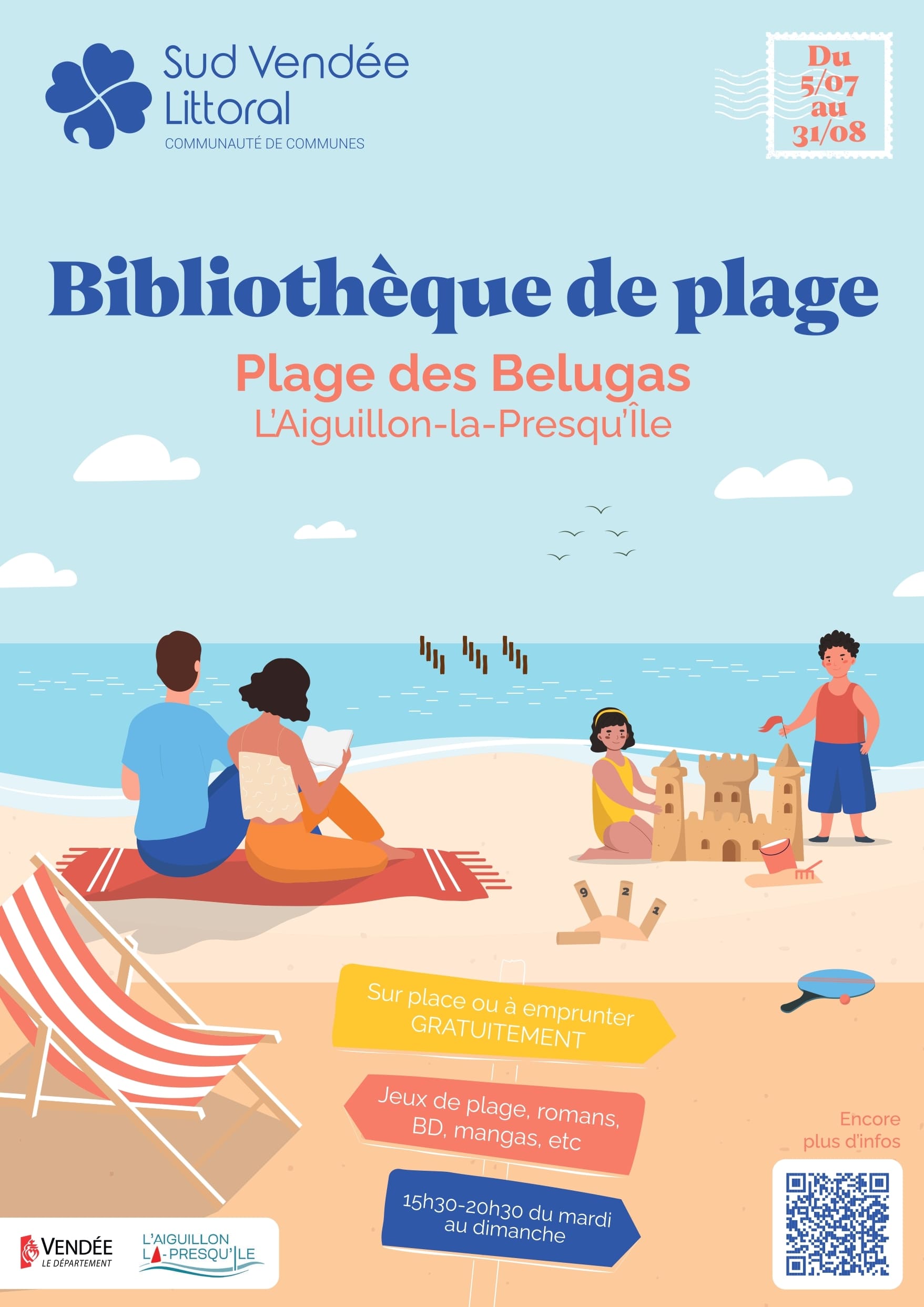 Bibliothèque de plage 