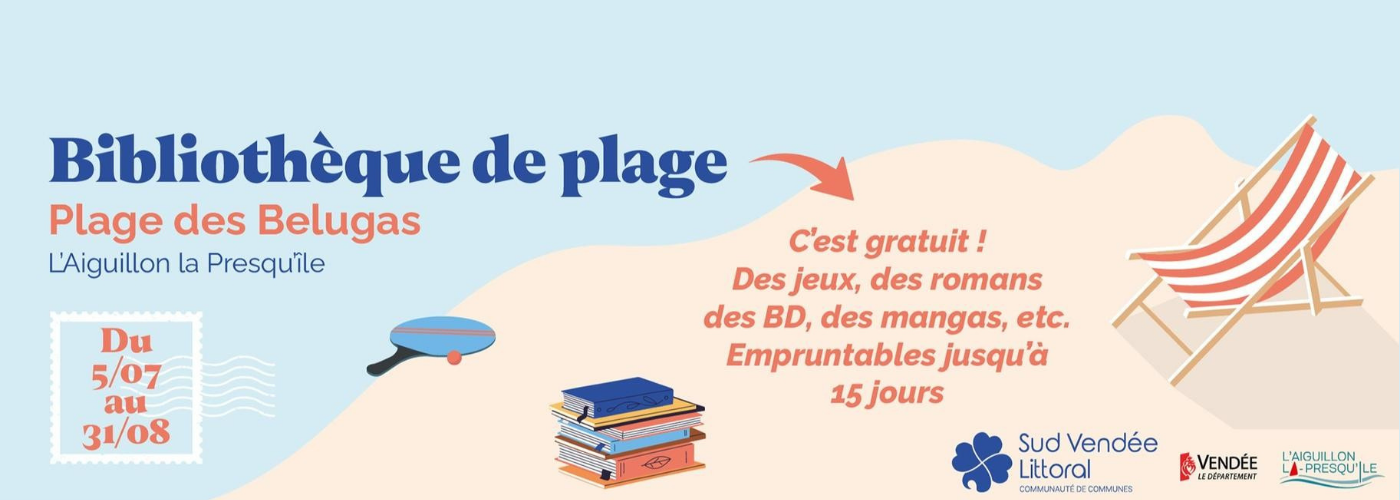 Bibliothèque de plage 2025 : cliquez pour plus d'informations