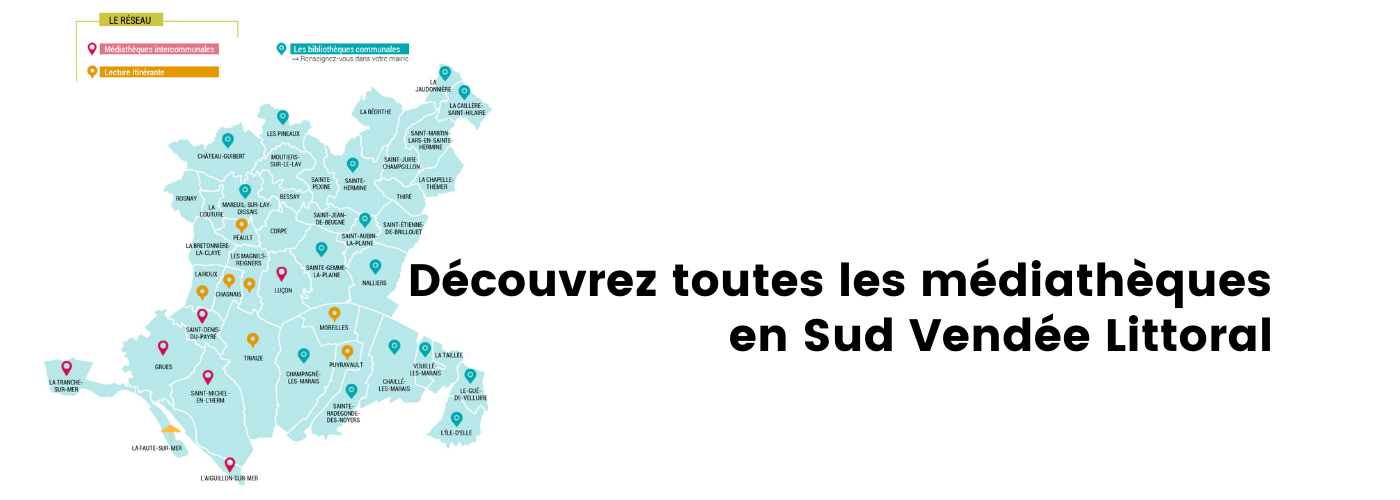 Carte des médiathèques du territoire